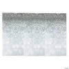 Sparkling Silver Vinyl Backdrop - 3 Pc. -DIY Photo Booth Sales Shop sparkling silver vinyl backdrop 3 pc 13676372