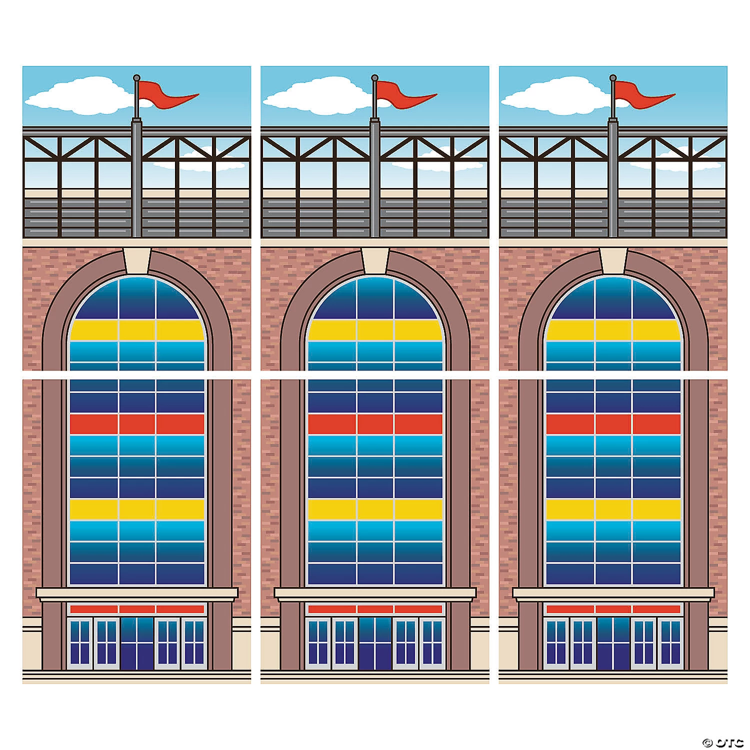 Sports VBS Design-a-Room Backdrop Banner - 2 Pc. 4 Sports VBS Design-a-Room Backdrop Banner - 2 Pc. - Image 2