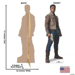 Star Wars™ Episode IX: The Rise of Skywalker Finn Life-Size Cardboard Stand-Up -DIY Photo Booth Sales Shop star wars episode ix the rise of skywalker finn life size cardboard stand up13952480 a01