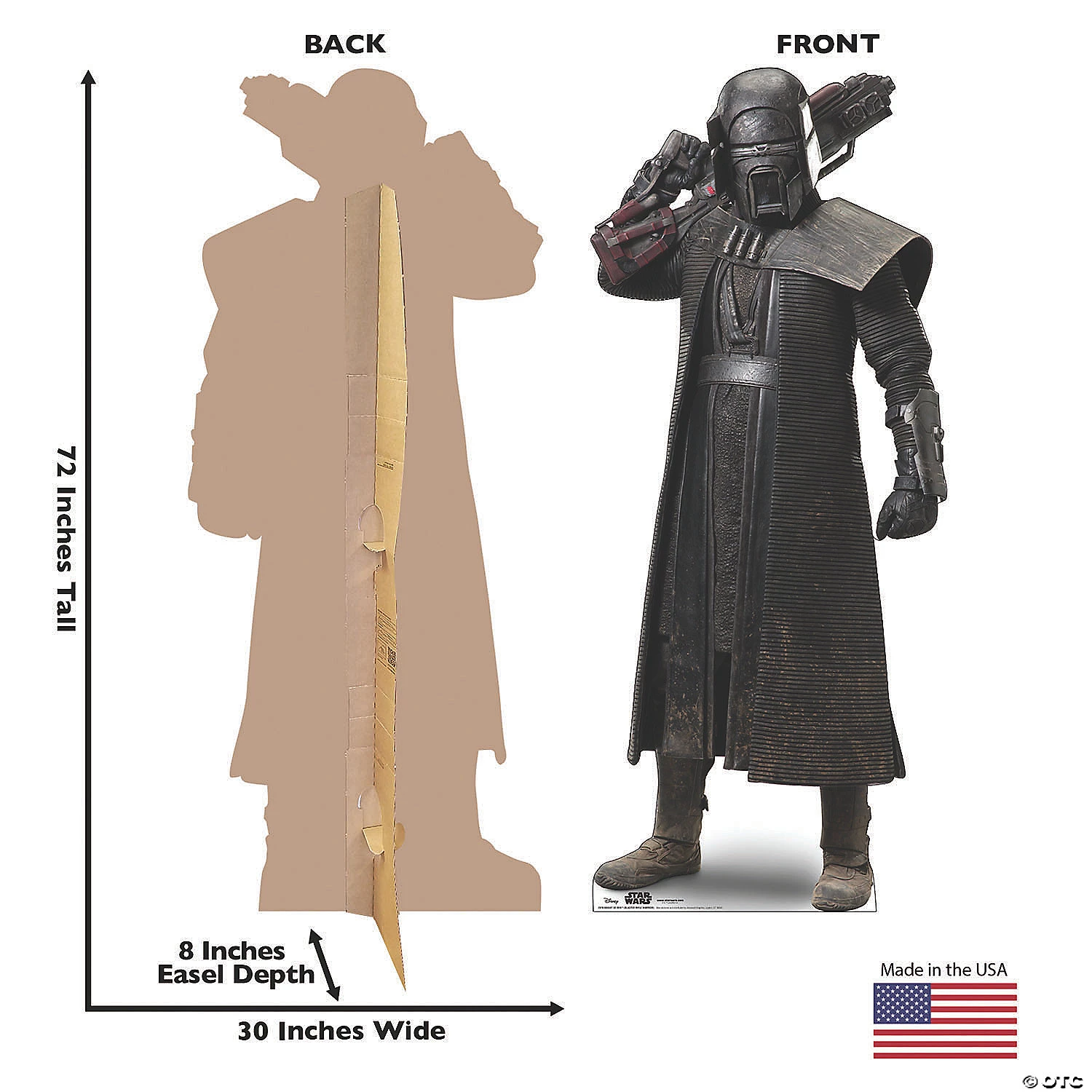 Star Wars™ Episode IX: The Rise of Skywalker Knights of Ren Blaster Rifle Warrior Life-Size Cardboard Stand-Up 4 Star Wars™ Episode IX: The Rise of Skywalker Knights of Ren Blaster Rifle Warrior Life-Size Cardboard Stand-Up - Image 2