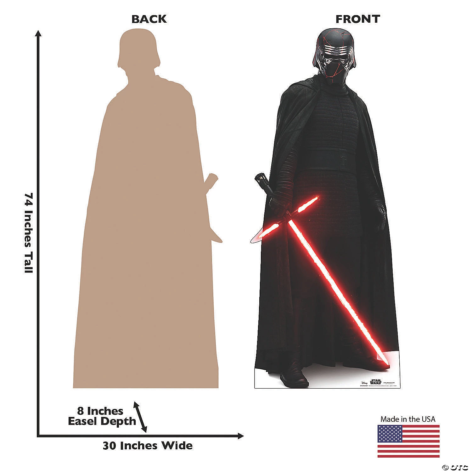 Star Wars™ Episode IX: The Rise of Skywalker Kylo Ren Life-Size Cardboard Stand-Up 4 Star Wars™ Episode IX: The Rise of Skywalker Kylo Ren Life-Size Cardboard Stand-Up - Image 2