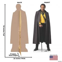 Star Wars™ Episode IX: The Rise of Skywalker Lando Calrissian Life-Size Cardboard Stand-Up 5 Star Wars™ Episode IX: The Rise of Skywalker Lando Calrissian Life-Size Cardboard Stand-Up -DIY Photo Booth Sales Shop star wars episode ix the rise of skywalker lando calrissian life size cardboard stand up13952483 a01