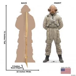 Star Wars™ Episode IX: The Rise of Skywalker Mon Cal General Life-Size Cardboard Stand-Up -DIY Photo Booth Sales Shop star wars episode ix the rise of skywalker mon cal general life size cardboard stand up13952495 a01