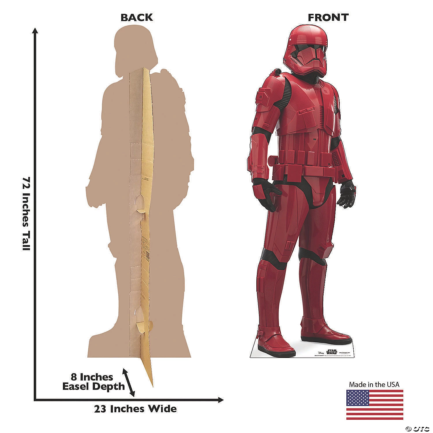 Star Wars™ Episode IX: The Rise of Skywalker Sith Trooper Life-Size Cardboard Stand-Up 4 Star Wars™ Episode IX: The Rise of Skywalker Sith Trooper Life-Size Cardboard Stand-Up - Image 2