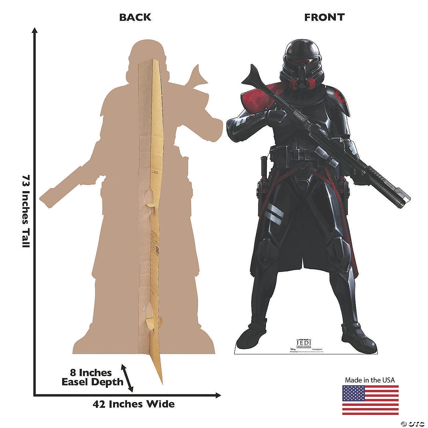 Star Wars™ Jedi: Fallen Order™ Purge Trooper Life-Size Cardboard Stand-Up 4 Star Wars™ Jedi: Fallen Order™ Purge Trooper Life-Size Cardboard Stand-Up - Image 2
