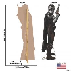 Star Wars™ The Mandalorian™ Beskar Armor Life-Size Cardboard Stand-Up -DIY Photo Booth Sales Shop star wars the mandalorian beskar armor life size cardboard stand up13960049 a02