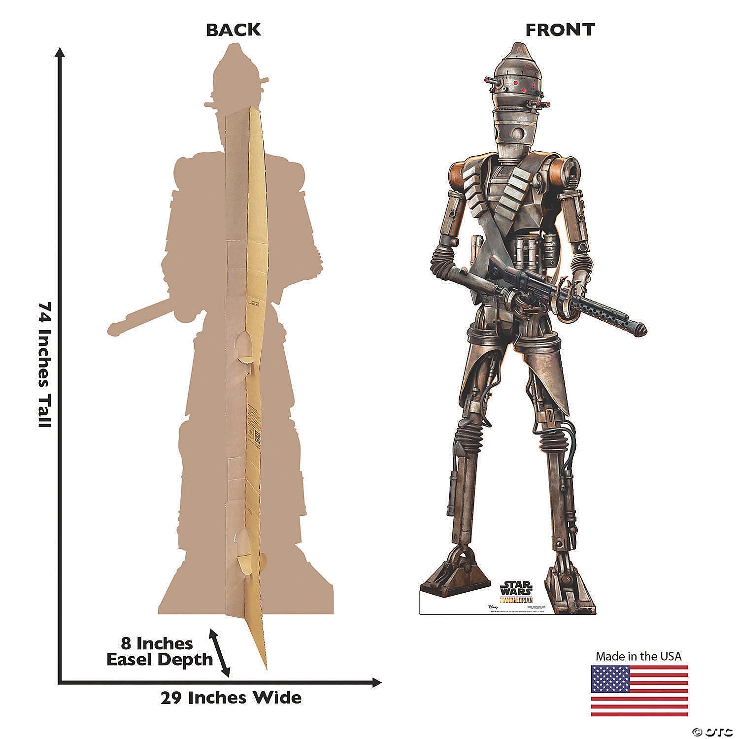 Star Wars™ The Mandalorian™ IG-11 Life-Size Cardboard Stand-Up 4 Star Wars™ The Mandalorian™ IG-11 Life-Size Cardboard Stand-Up - Image 2