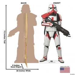 Star Wars™ The Mandalorian™ Incinerator Trooper Life-Size Cardboard Stand-Up 7 Star Wars™ The Mandalorian™ Incinerator Trooper Life-Size Cardboard Stand-Up -DIY Photo Booth Sales Shop star wars the mandalorian incinerator trooper life size cardboard stand up13960051 a02