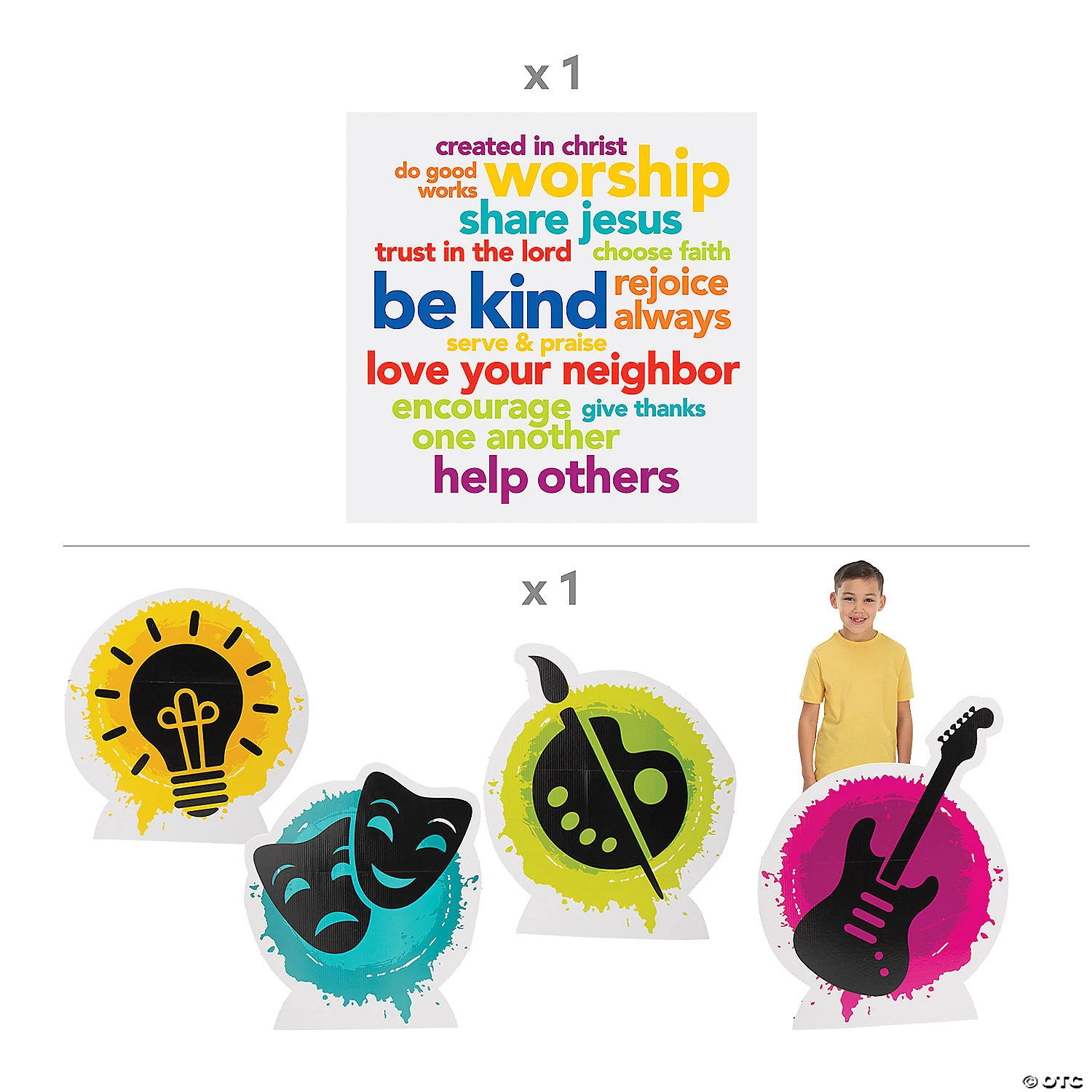 Studio VBS Created In Christ Scene Decorating Kit - 5 Pc. 4 Studio VBS Created In Christ Scene Decorating Kit - 5 Pc. - Image 2