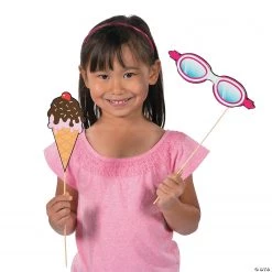 Summer Fun Photo Stick Props- 12 Pc. -DIY Photo Booth Sales Shop summer fun photo stick props 12 pc 13764933 a01