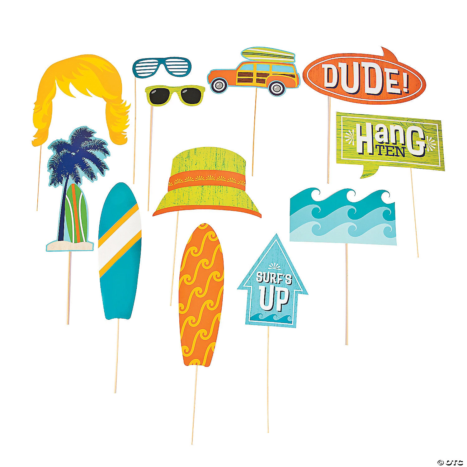 Surf’s Up Photo Stick Props- 12 Pc. 3 Surf’s Up Photo Stick Props- 12 Pc.