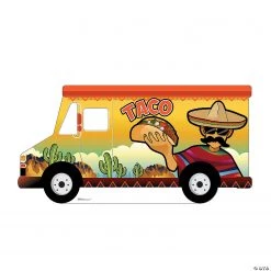 Taco Truck Photo Cardboard Stand-Up -DIY Photo Booth Sales Shop taco truck photo cardboard stand up13960106 a01