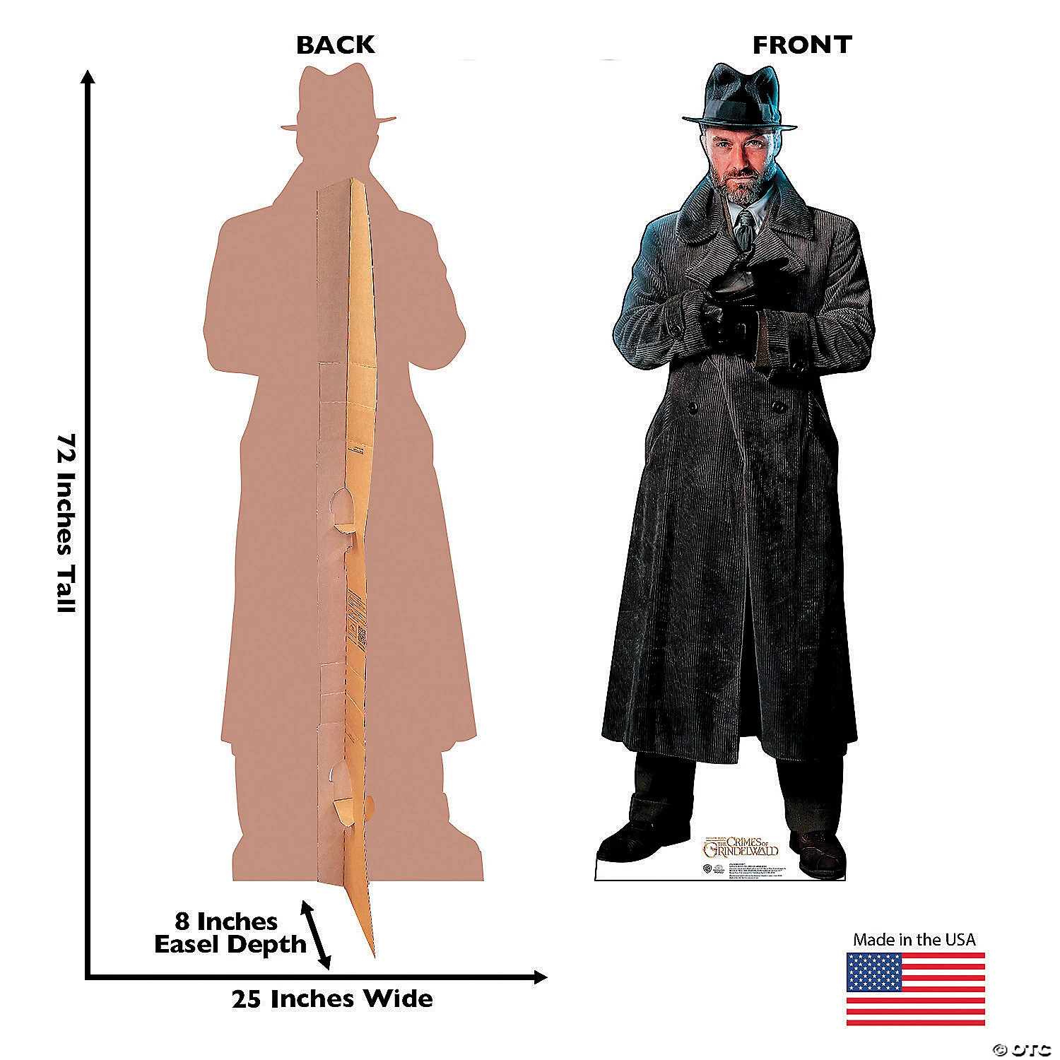 The Crimes of Grindelwald Dumbledore Life-Size Cardboard Stand-Up 4 The Crimes of Grindelwald Dumbledore Life-Size Cardboard Stand-Up - Image 2