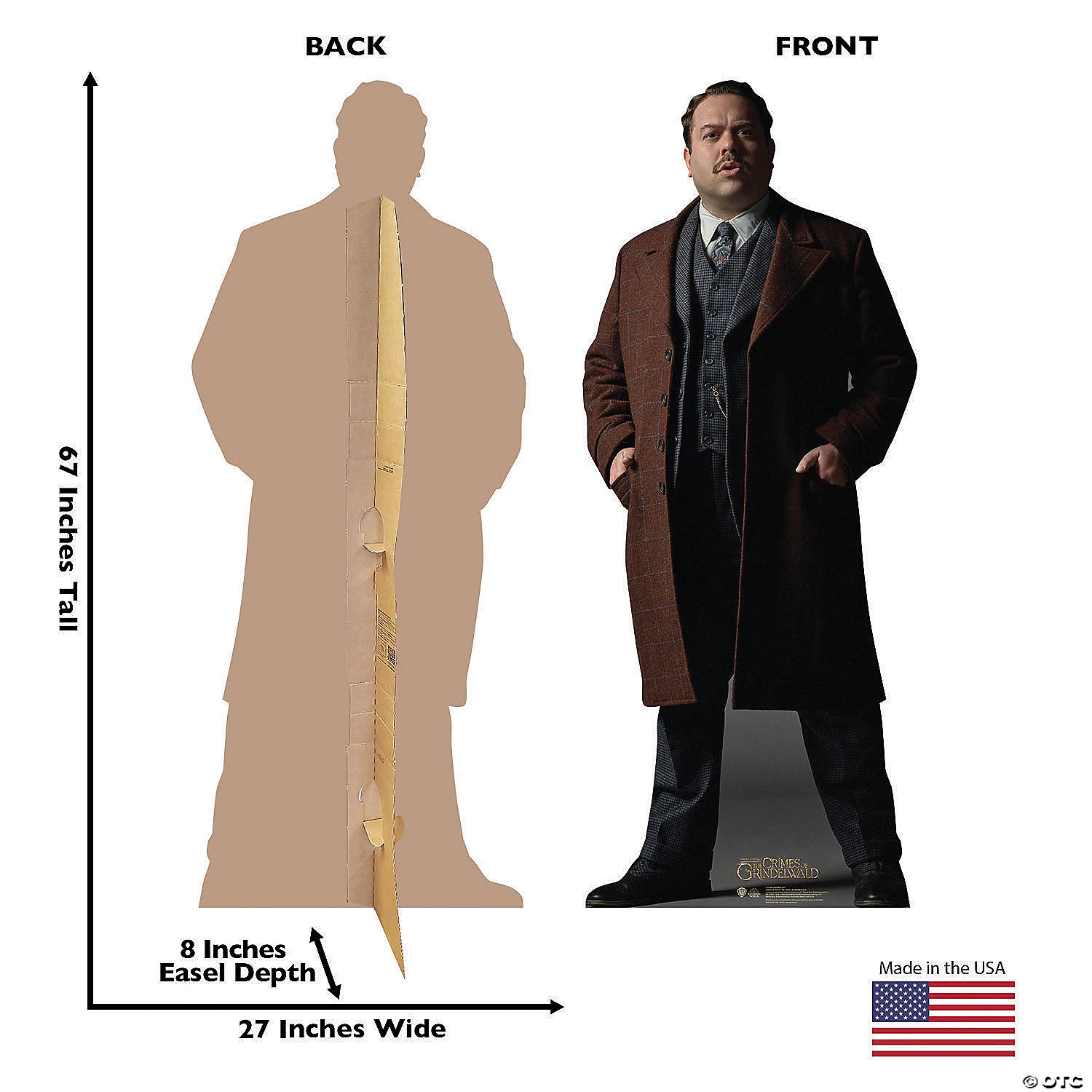 The Crimes of Grindelwald Jacob Kowalski Life-Size Cardboard Stand-Up 5 The Crimes of Grindelwald Jacob Kowalski Life-Size Cardboard Stand-Up - Image 3