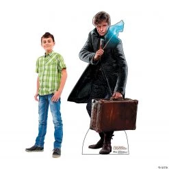 The Crimes of Grindelwald Newt Scamander Life-Size Cardboard Stand-Up -DIY Photo Booth Sales Shop the crimes of grindelwald newt scamander life size cardboard stand up13847261 a02