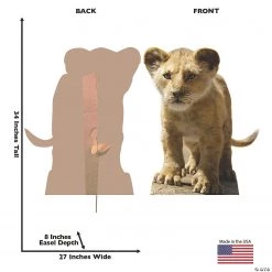The Lion King™ Young Simba Life-Size Cardboard Stand-Up -DIY Photo Booth Sales Shop the lion king young simba life size cardboard stand up13944956 a02