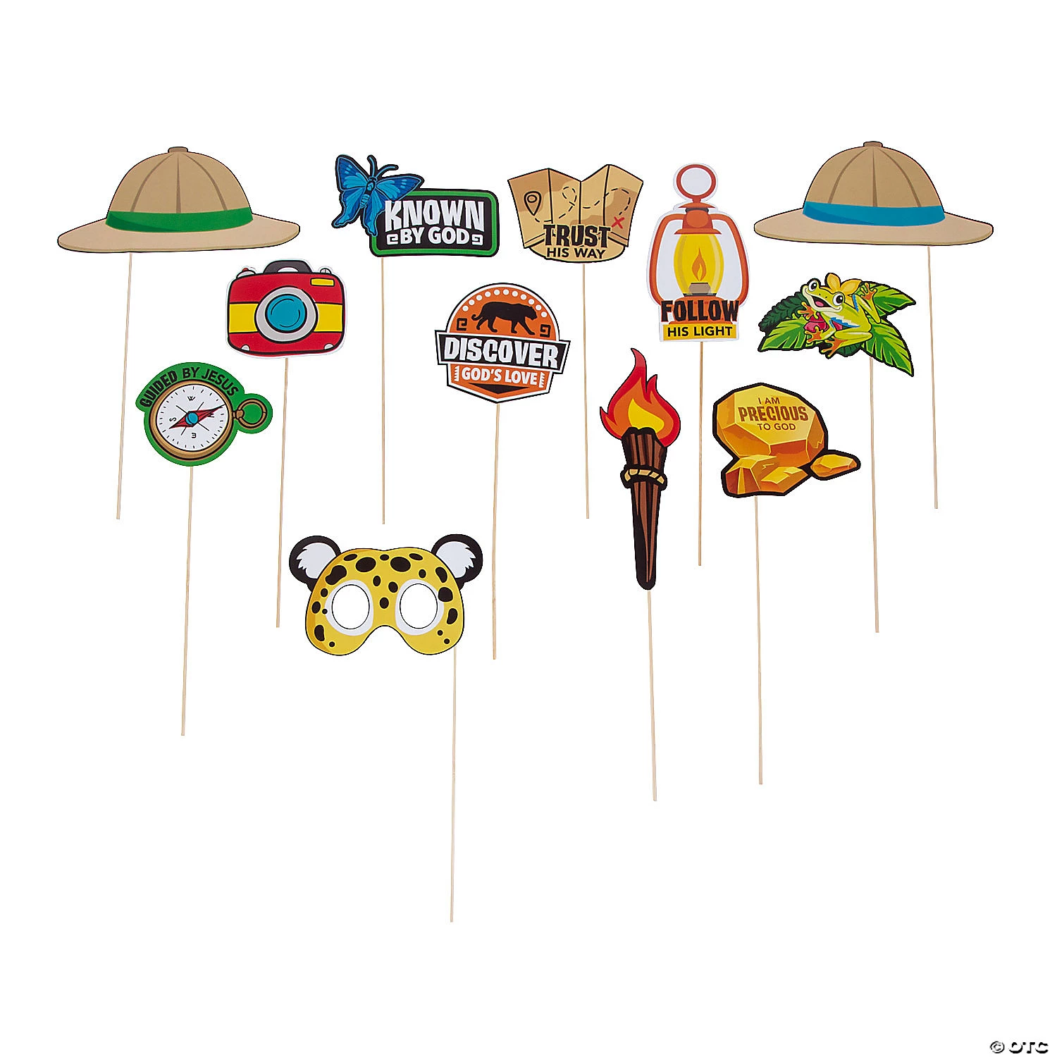 Treasure Hunt VBS Photo Stick Props - 12 Pc. 3 Treasure Hunt VBS Photo Stick Props - 12 Pc.