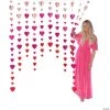 Valentine Hanging Hearts Curtain Backdrop