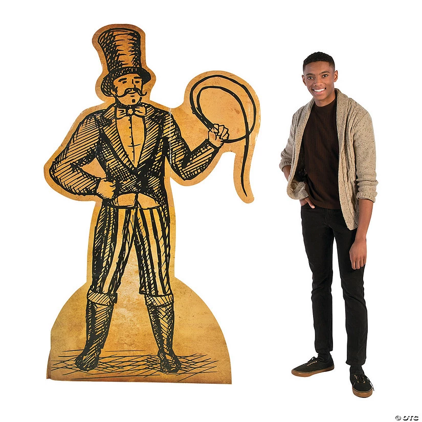 Vintage Circus Performer Cardboard Stand-Up 3 Vintage Circus Performer Cardboard Stand-Up