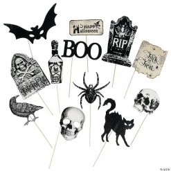 Vintage Halloween Photo Stick Props