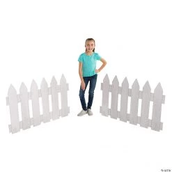 White Picket Fence Stand-Up - 2 Pc.