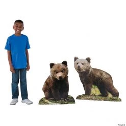 Wild Encounters VBS Bear Cub Cardboard Stand-Ups - 2 Pc.