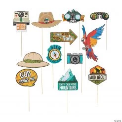Wild Encounters VBS Photo Stick Props - 12 Pc.