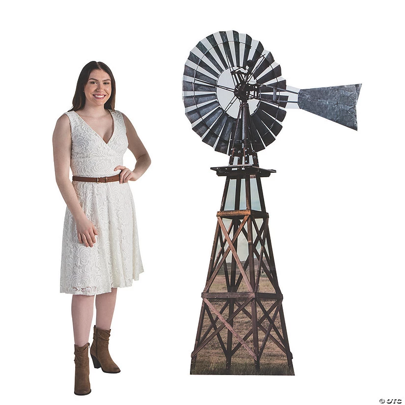 Windmill Lifesize Cardboard Stand-Up 3 Windmill Lifesize Cardboard Stand-Up