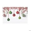 Winter Ornaments Backdrop Banner - 3 Pc.