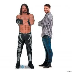 WWE AJ Styles Life-Size Cardboard Stand-Up -DIY Photo Booth Sales Shop wwe aj styles life size cardboard stand up13847272 a02