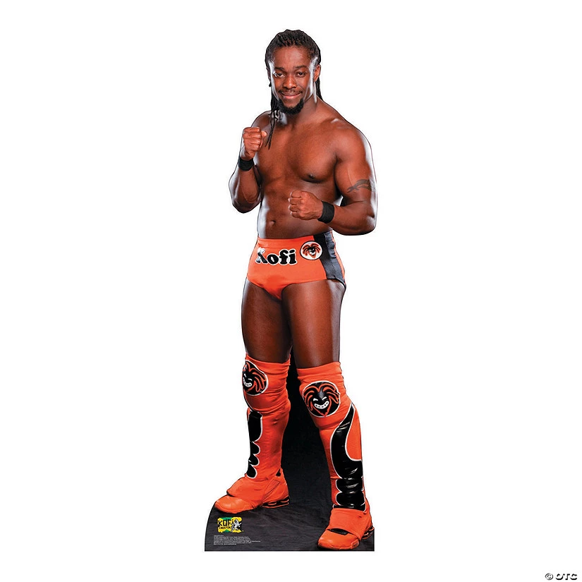 WWE Kofi Kingston Life-Size Cardboard Stand-Up 3 WWE Kofi Kingston Life-Size Cardboard Stand-Up