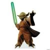 Yoda With Lightsaber Cardboard Stand-Up